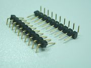 152-3 series - Pin -Header- Strips-Single/Double row with round contact 2.54mm pitch-Right angle  - Weitronic Enterprise Co., Ltd.